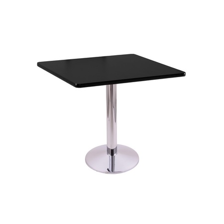 HOLLAND BAR STOOL CO 30" 214 Chrome Table, 30" x 30" Square Top 214-1630CH30SQ